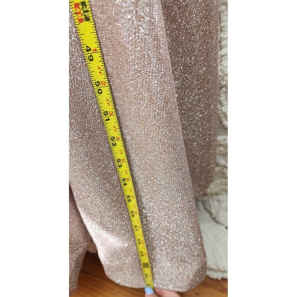 Trixxi Womens Formal Glitter Dress Size 7 Pink Prom Sparkle‎ Barbie Long - Picture 10 of 13